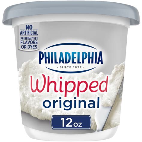 Philadelphia Original Whipped Cream Cheese Spread 12 Oz Tub Walmart
