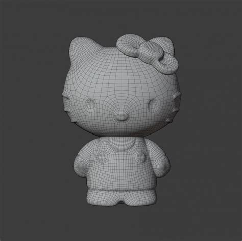 Hello Kitty Figure 3d Model In Child 3dexport