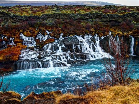 Hraunfossar Waterfalls Iceland — By Amanda Williams Iceland