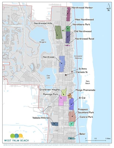 Map Of West Palm Beach Florida Showing City Limits Printable Maps