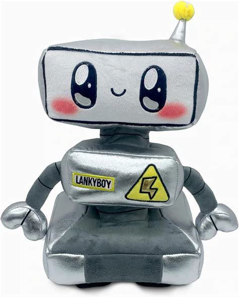 Lankybox Cyborg Plush Toyled Cyborg Soft Stuffed Plush Toydetachable Cute Robot Dollbest T