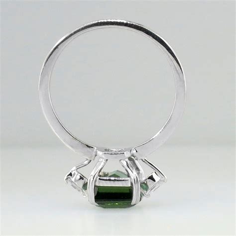 The superlative beauty of tiffany engagement rings is the result of our exacting standards and obsession with creating the world's most beautiful diamonds. Rare 1970's H. Stern Green Tourmaline Diamond Ring 18k | Antique & Estate Jewelry | Jewelry Finds