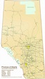 Alberta Tourist Map - alberta • mappery