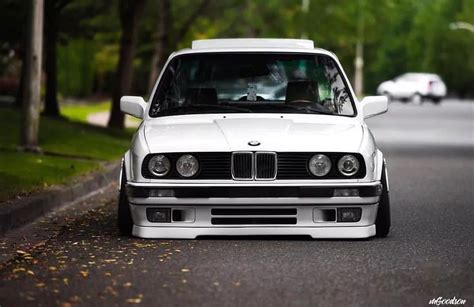 Bmw E30 3 Series White Slammed Bmw E30 Roadsters Slammed Car