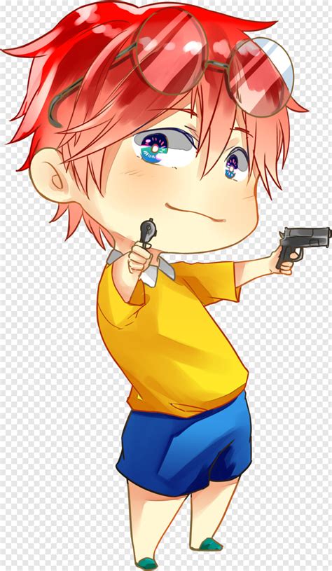 Biohazard Transparent Red Haired Boy Anime Png Download 1064x1830 7182774 Png Image Pngjoy