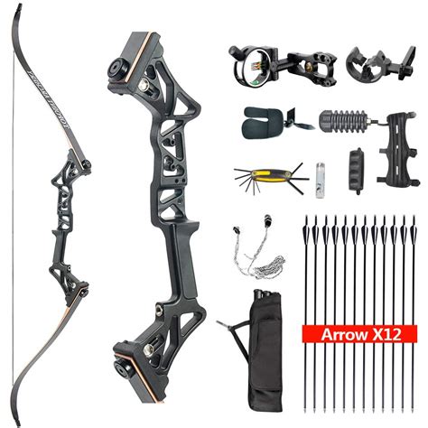 Buy Archery 58 Takedown Hunting Recurve Bow And Arrow Set For Adults