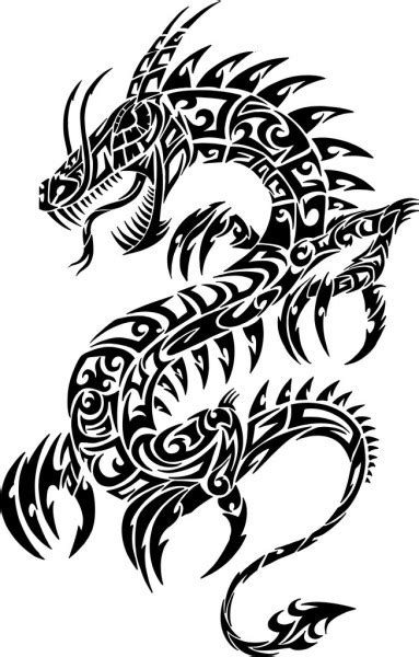 Dragones Dibujos Tribales Faciles Los Dragones Pertenecen A Estas Pol