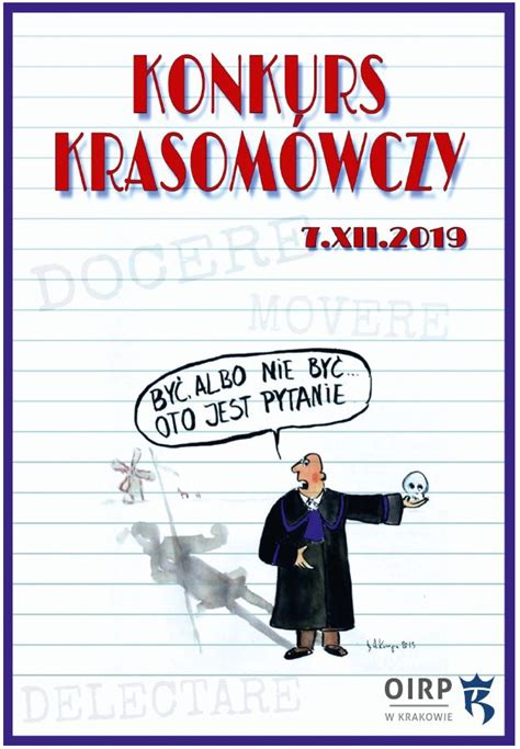 Konkurs Krasomówczy Dla Aplikantów Radcowskich Okręgowa Izba Radców