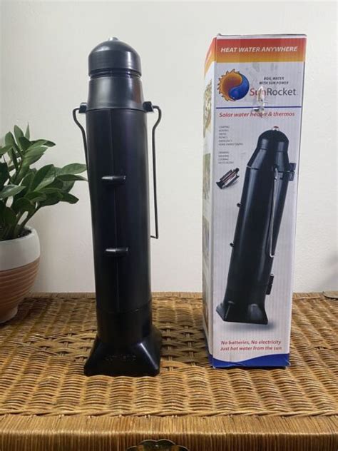2 Sunrocket Solar Water Heater And Thermos Hiking Survival Hunting
