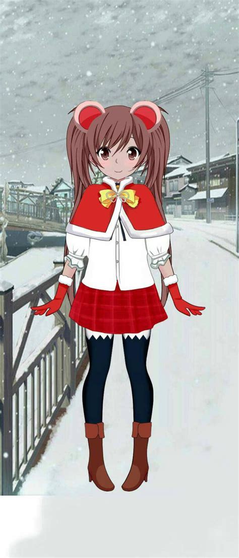Me As A Anime Girl Wearing Winter Clothes By 8teamfriends8