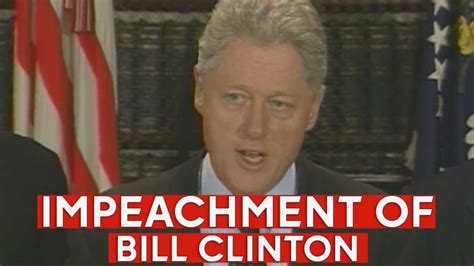 Bill Clinton Impeachment Looking Back At 1998 After Donald Trumps 2nd