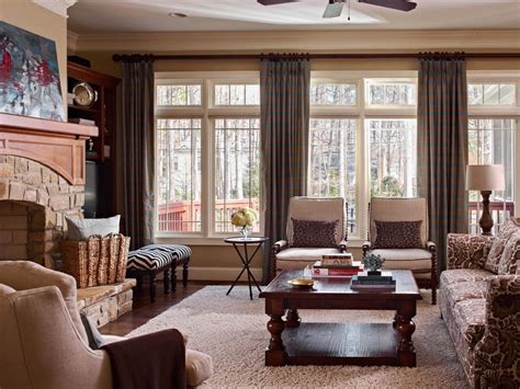 Traditional Living Room With Warm Tones Hgtv