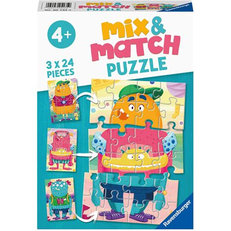 Monsters Mix And Match Puzzle Toys Toy Street Uk