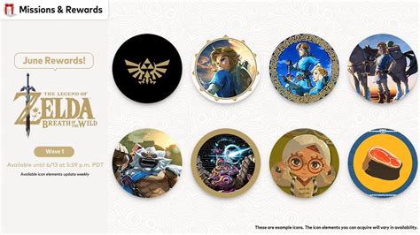 Zelda Breath Of The Wild Icons Added To Nintendo Switch Online