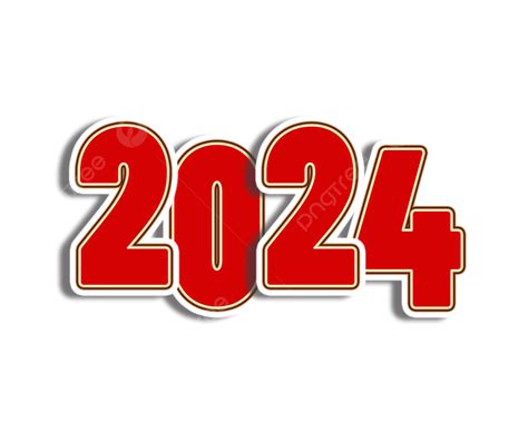 Fondo Del Año 2024 Png Dibujos Año 2024 Año 2024 Efecto De Texto Año