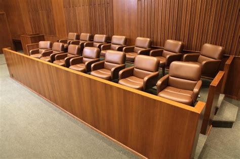 Photo Empty Jury Chair