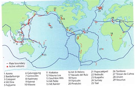 Earthquakes And Volcanoes Plate Tectonics