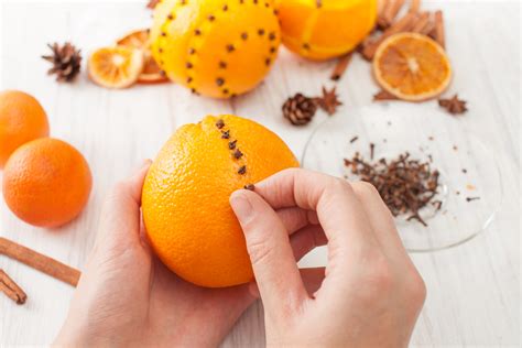 Orange Piquee De Clous De Girofles - Désodorisant WC naturel : 2 recettes faciles & astuces contre les odeurs