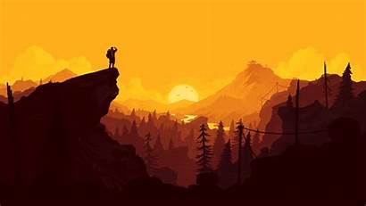 Firewatch Moss Olly Goal Forest Mountain Paisajes