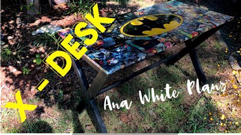 X Desk With Batman Comic Book Desktop Youtube