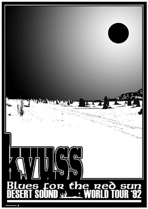 Kyuss Blues For The Red Sun Porfolio Carteles De Concierto