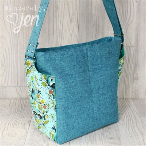 Cross Body Bag Sewing Pattern With Recessed Zipper And Pockets Etsy