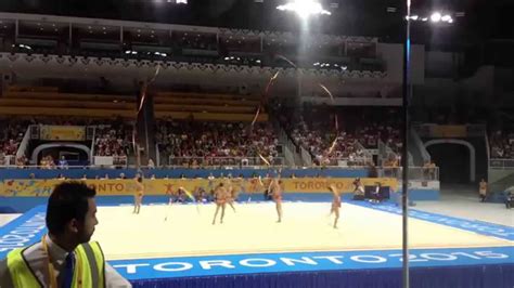 Jul 19 2015 Panam 2015 Synchronized Ribbons Gymnastics Youtube