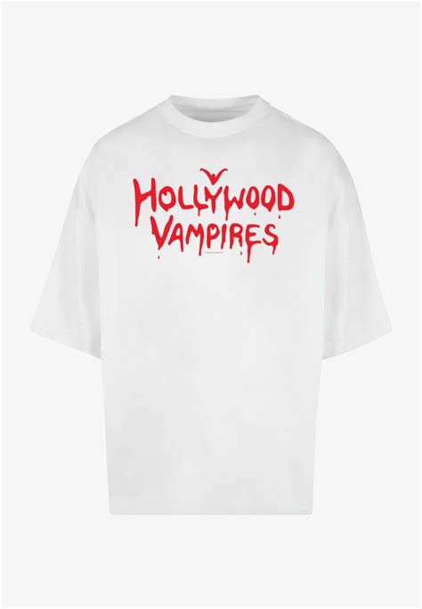 Merchcode Hollywood Vampires Logo Huge T Shirt Imprimé Whiteblanc