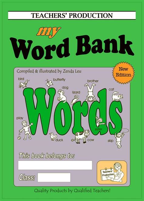Teachers Production My Word Bank Primary 1 To 3 Comptes Book Store