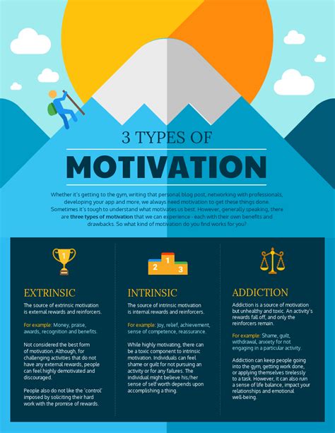 3 Types Of Motivation E Learning Infographics