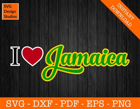i love jamaica svg jamaica jamaican flag rastafari svg svg etsy