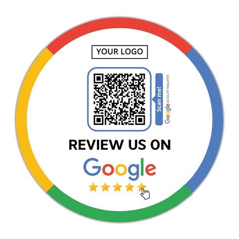 Buy Review Us On Google Sticker With Qr Code And Logo Cm Online At Desertcartindia