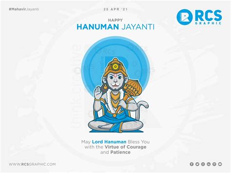 Happy Hanuman Jayanti 2021 By Rcs Graphic On Dribbble