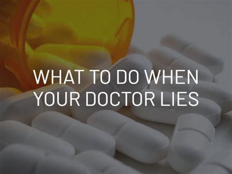 Can Doctors Legally Lie To Patients