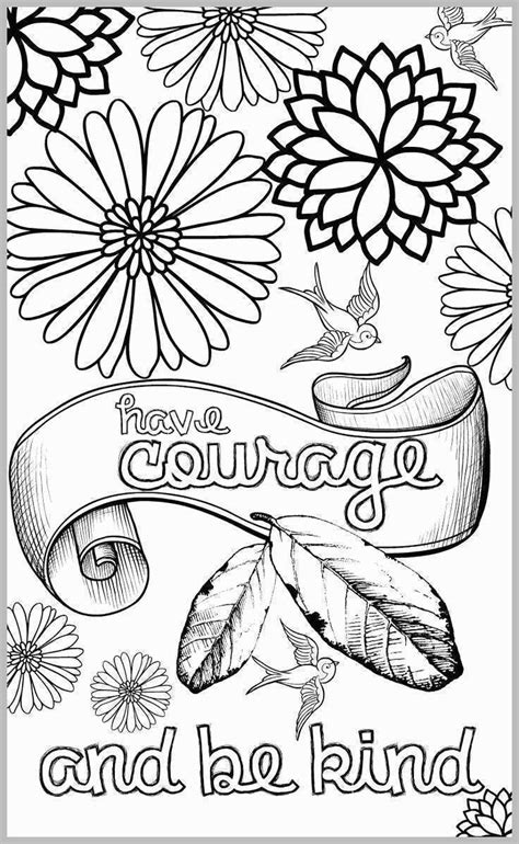 Coloring Inspirational Quotes Coloring Page Pdf Free Coloring Home