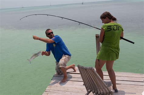 Taking A Fishing Trip In Caye Caulker Belize We Took A Boat Out To