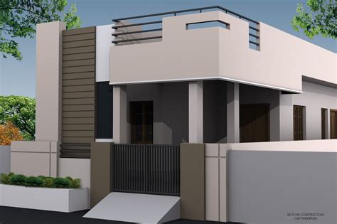 Single Floor Elevation Photos Small House Elevation Design Small