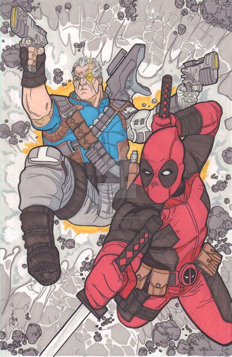 Deadpool And Cable By Sb Artworks On Deviantart
