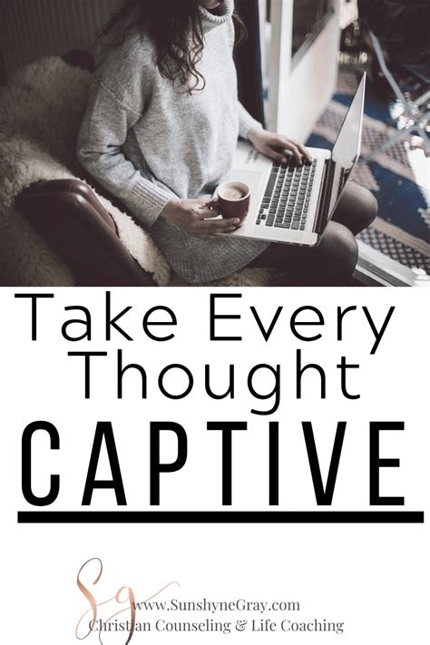 Take Every Thought Captive Bible Study Christian Counseling
