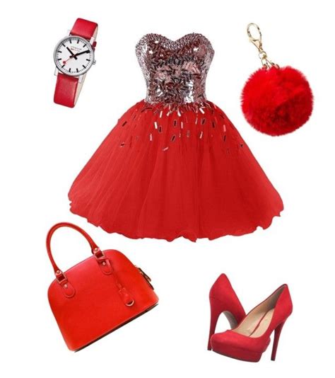 Red Red Polyvore Art
