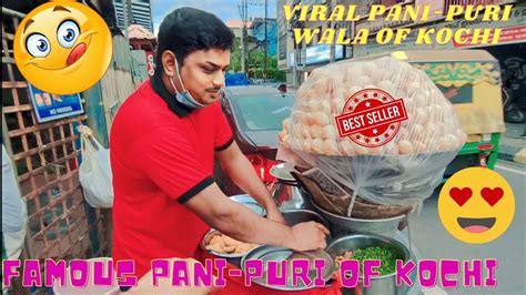 Viral Pani Puri Wala Of Kochi 😍 Best Street Food In Kochi 🤤 Best
