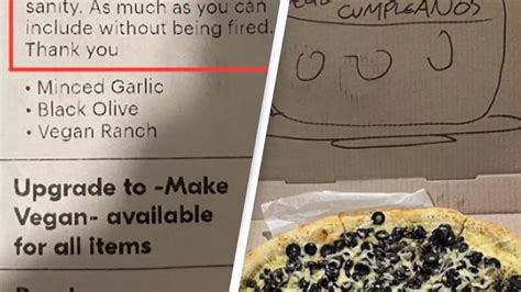 Pizza restaurant has incredible response after customer’s heartbreaking