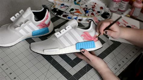 Speed Painting Adidas Nmd Mesh With Angelus Leather Acrylics By