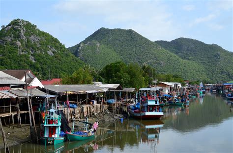 Khao Sam Roi Yot Caves Cliffs Wetlands And Shrimp Farms Thai