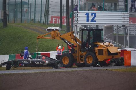Jules Bianchi Crash Pictures Show Moment Car Left Japanese Grand Prix