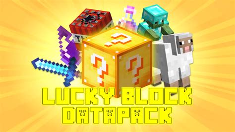 Lucky Blocks In Vanilla Minecraft Minecraft Data Pack