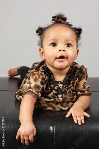 African American 6 Month Old Baby Stock Photo And Royalty Free