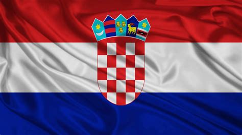 La bandera de croacia consiste en tres bandas horizontales de igual tamaño de color rojo, blanco y azul. Croatia Flag wallpaper | 1920x1080 | #32723
