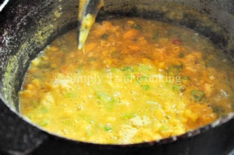 a perfect cornmeal coo coo simply trini cooking recipe cooking caribbean recipes food