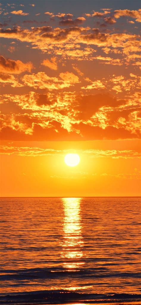 Sunset Wallpaper Iphone Ocean Free Download Ocean Beach Sunset Hd